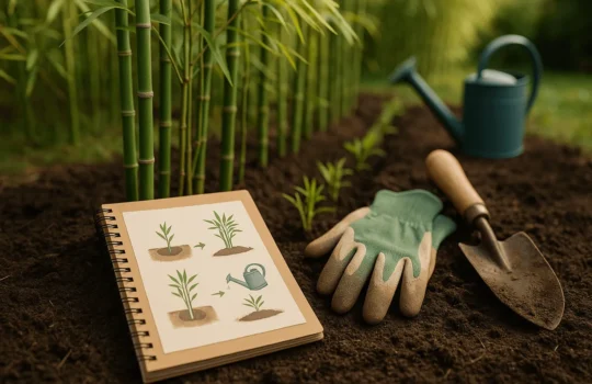 Bamboe haag aanleggen Stapvoorstap handleiding voor beginners