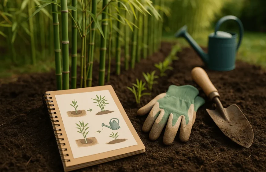 Bamboe haag aanleggen Stapvoorstap handleiding voor beginners