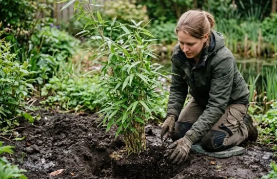 Bamboe natte grond drainage — hoe verzorg je bamboe in natte of natte grond Drainage en vochtuitstorting