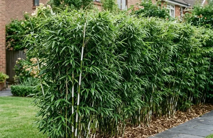 Bamboe privacy scherm hoogte — wat is de juiste bamboe voor privacy Hoogte groeisnelheid en plantdichtheid
