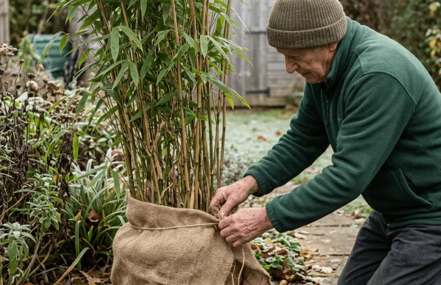 Bamboe vorstbescherming — beschermingstips voor winterharde bamboe