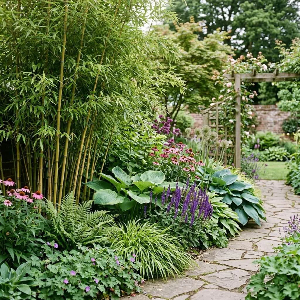 bamboe combineren planten in een sfeervolle achtertuin