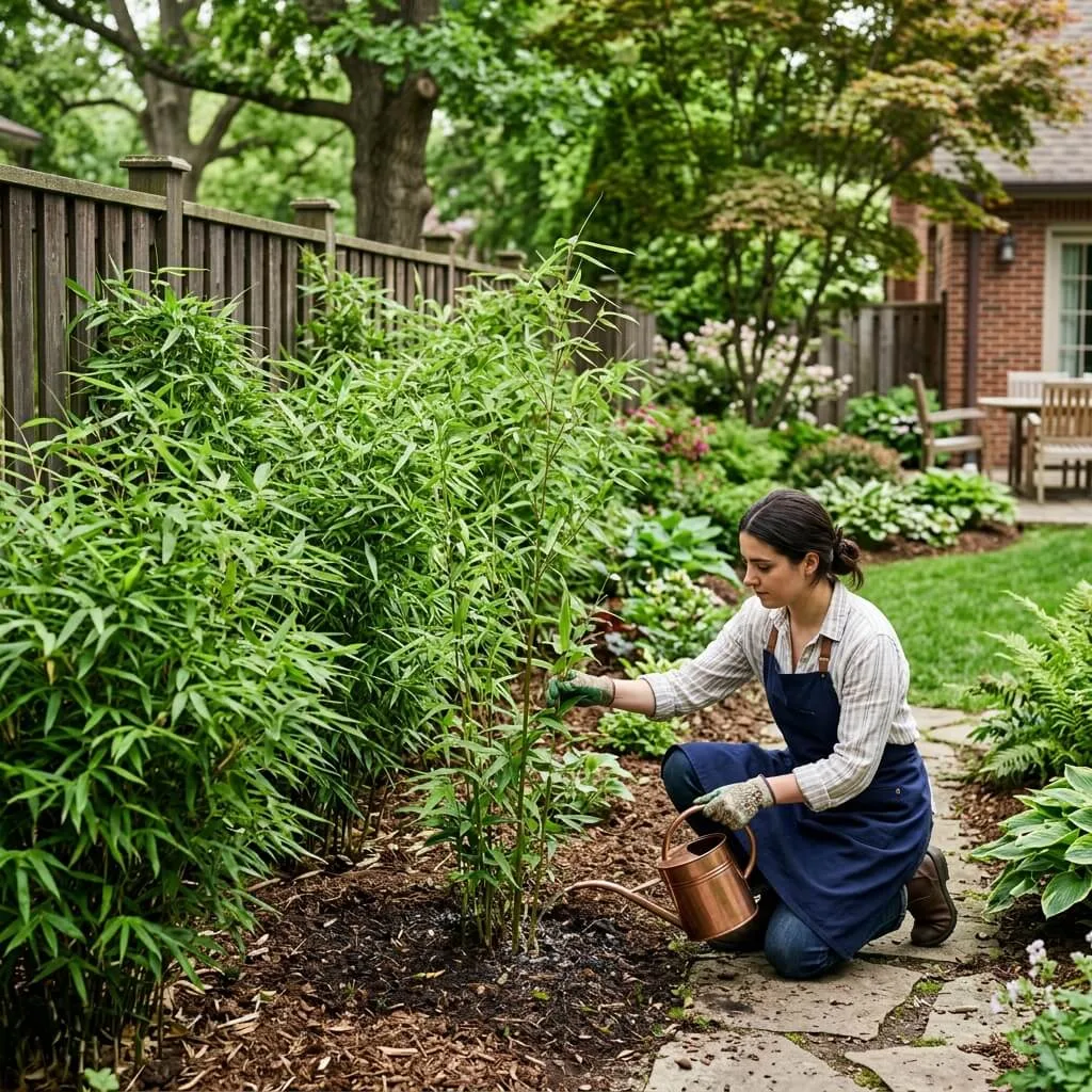 bamboe privacyscherm fargesia soorten dichte haag achtertuin